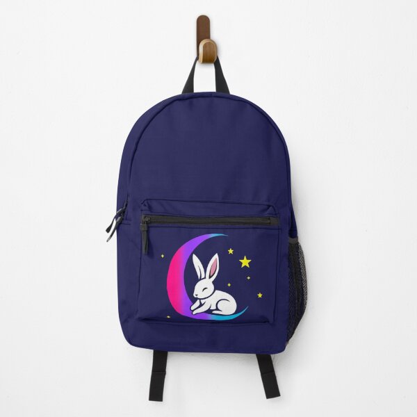 Item preview, Cute Bunny Rabbit on an Androgynous Pride Flag Moon, Discreet Androgynous Pride Design designed and sold by Travelslightly.