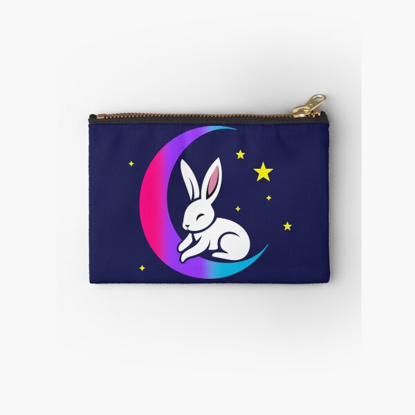 Item preview, Cute Bunny Rabbit on an Androgynous Pride Flag Moon, Discreet Androgynous Pride Design designed and sold by Travelslightly.