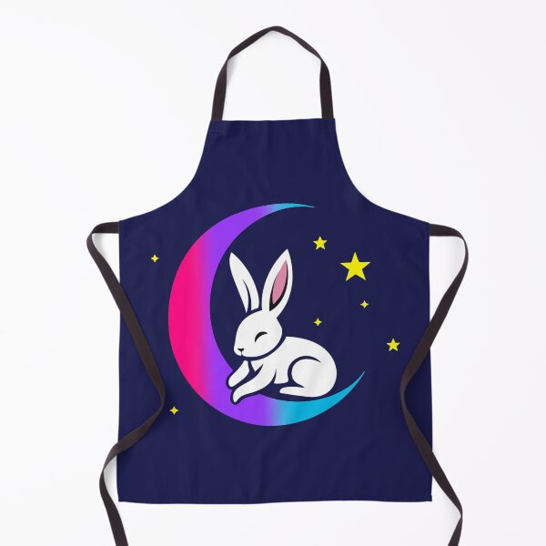 Item preview, Cute Bunny Rabbit on an Androgynous Pride Flag Moon, Discreet Androgynous Pride Design designed and sold by Travelslightly.