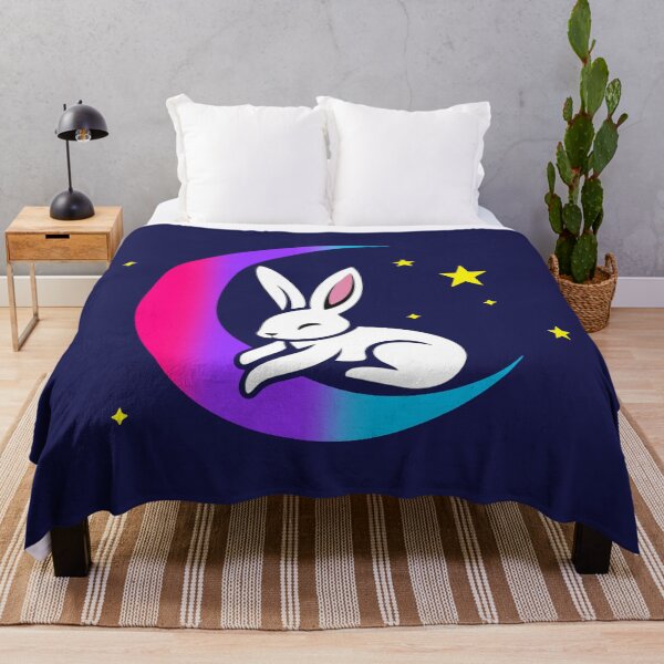 Item preview, Cute Bunny Rabbit on an Androgynous Pride Flag Moon, Discreet Androgynous Pride Design designed and sold by Travelslightly.