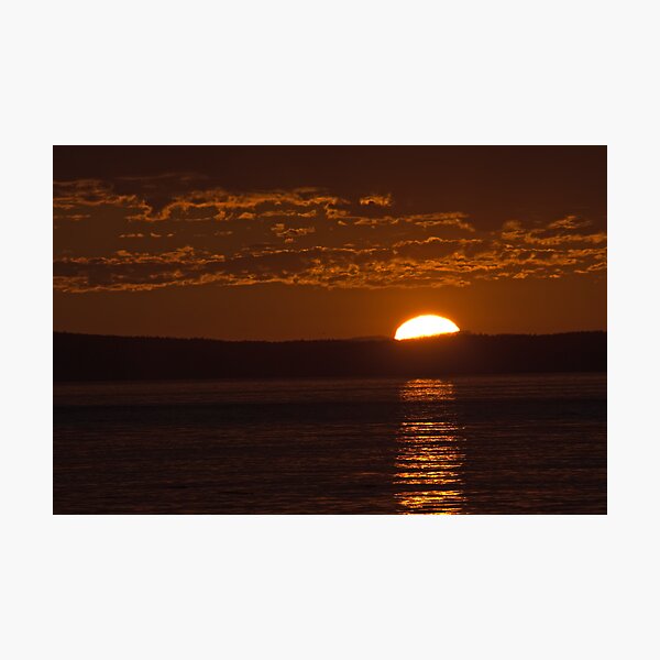 Aperçu de l'œuvre Sunset at Deception pass WA. créée et vendue par JWallace.