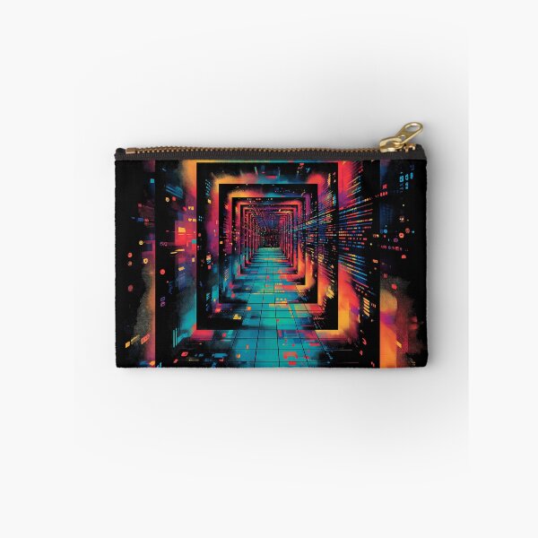 Item preview, Binary Flow Tunnel Sci-Fi Art T-Shirt designed and sold by Artisleek Designs.