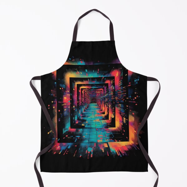 Item preview, Binary Flow Tunnel Sci-Fi Art T-Shirt designed and sold by Artisleek Designs.