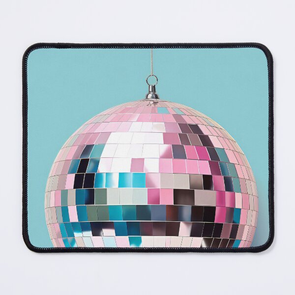 Item preview, Pink Disco Ball, Trendy Wall Art designed and sold by vintagevivian.