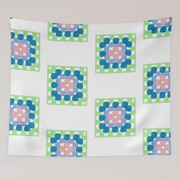 Item preview, crochet granny square designed and sold by mangosapne.