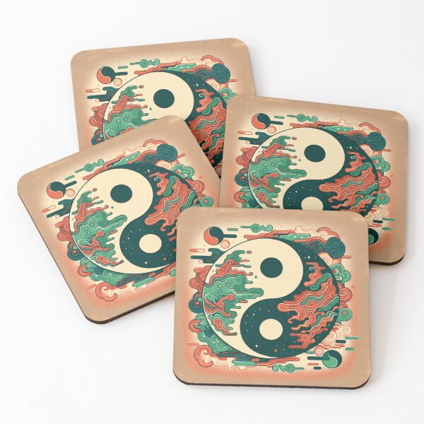 Item preview, Artsy Retro Yin Yang designed and sold by Catherine Harrison.
