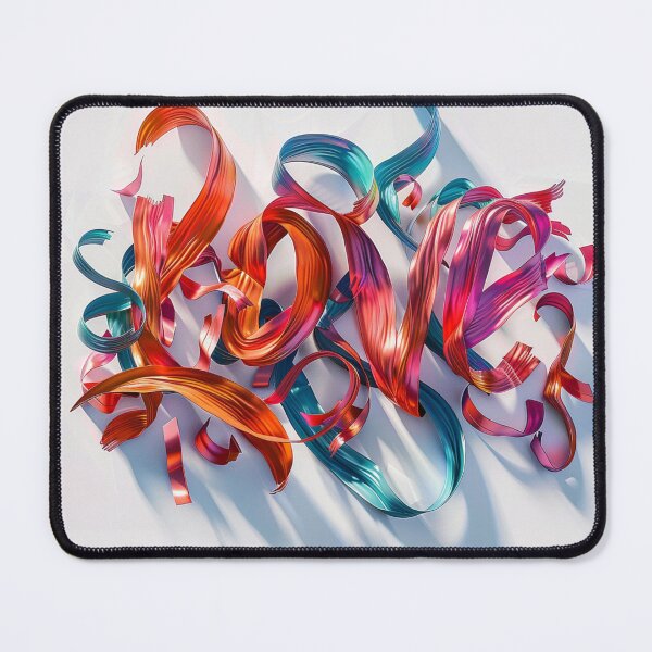 Item preview, "Love" in vibrant colors, designed and sold by JOTAMIKE.