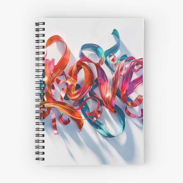 Item preview, "Love" in vibrant colors, designed and sold by JOTAMIKE.