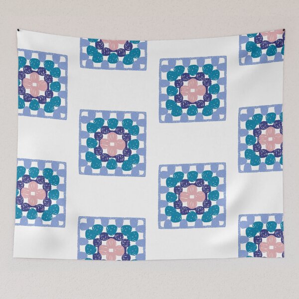 Item preview, crochet granny square designed and sold by mangosapne.