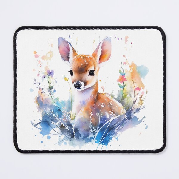 Item preview, deer watercolour designed and sold by maniabx.