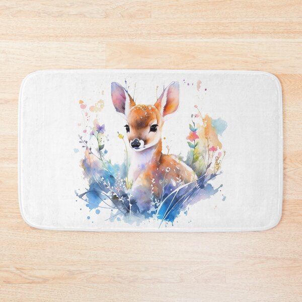 Item preview, deer watercolour designed and sold by maniabx.