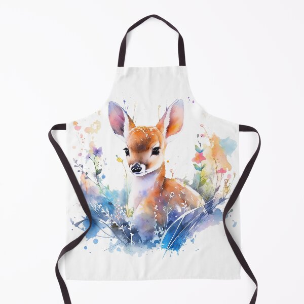 Item preview, deer watercolour designed and sold by maniabx.