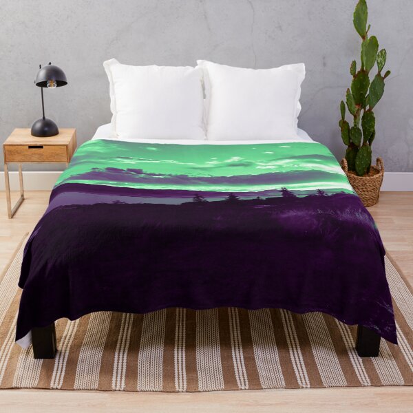 Item preview, Split Tone Sunset - Green/Purple designed and sold by ophysunn.