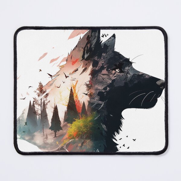 Item preview, wolf head designed and sold by maniabx.