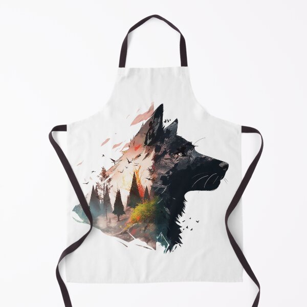 Item preview, wolf head designed and sold by maniabx.