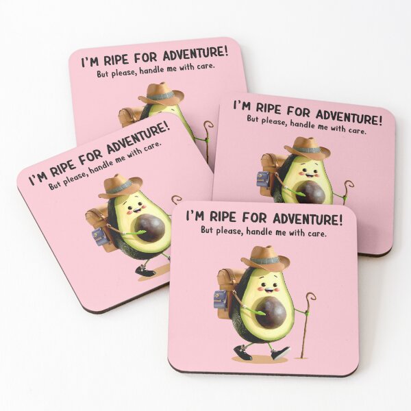 Item preview, The Adventurous Avocado, Trekking 'Cado - A Quest for Guacamole Greatness, I'm ripe for adventure! But please, handle me with care. designed and sold by FEBRICAST.