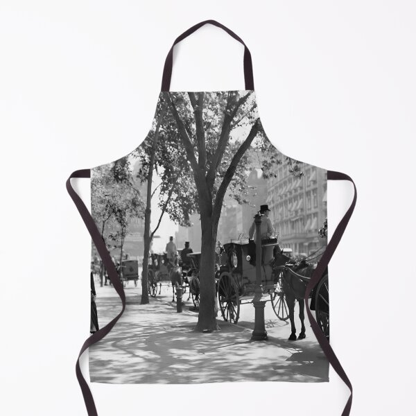 Item preview, Victorian Women Walking in New York City, Black and White Vintage Photo designed and sold by modernretro.