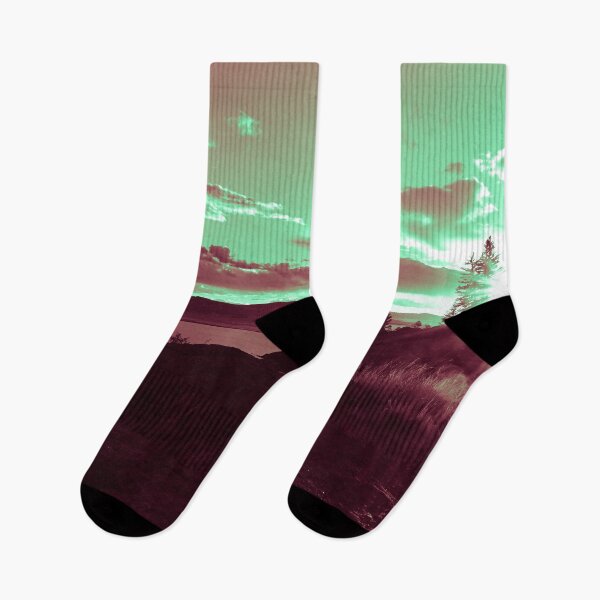 Item preview, Split Tone Sunset - Green/Red designed and sold by ophysunn.