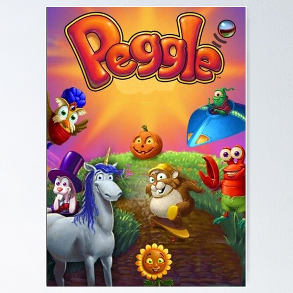 Item preview, Peggle Poster designed and sold by brentonclant.