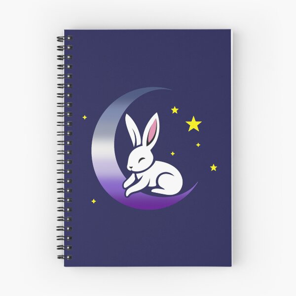 Item preview, Cute Bunny Rabbit on a Lesbain Butch Pride Flag Moon, Discreet Butch Pride Design designed and sold by Travelslightly.
