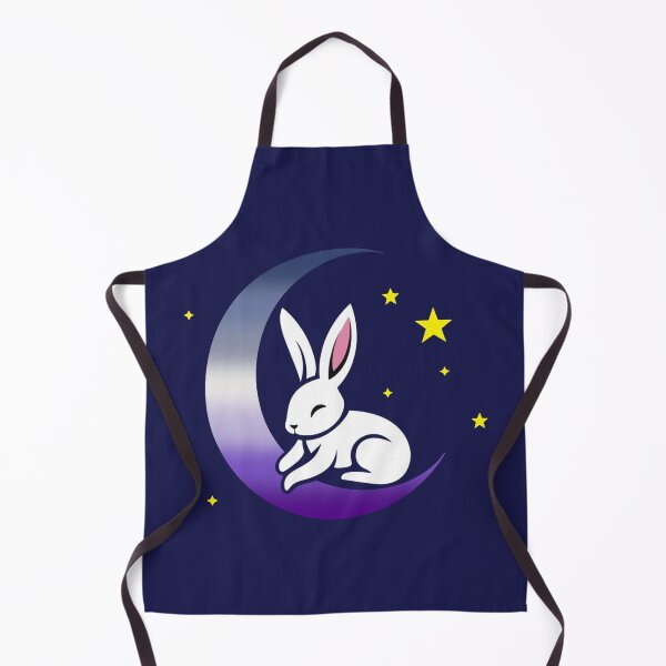 Item preview, Cute Bunny Rabbit on a Lesbain Butch Pride Flag Moon, Discreet Butch Pride Design designed and sold by Travelslightly.