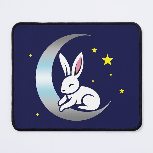 Item preview, Cute Bunny Rabbit on a Demiboy Pride Flag Moon, Discreet Demiboy Pride Design designed and sold by Travelslightly.