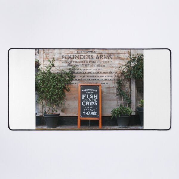 Item preview, Traditional Fish and Chips London Love Rustic Gift designed and sold by santoshputhran.