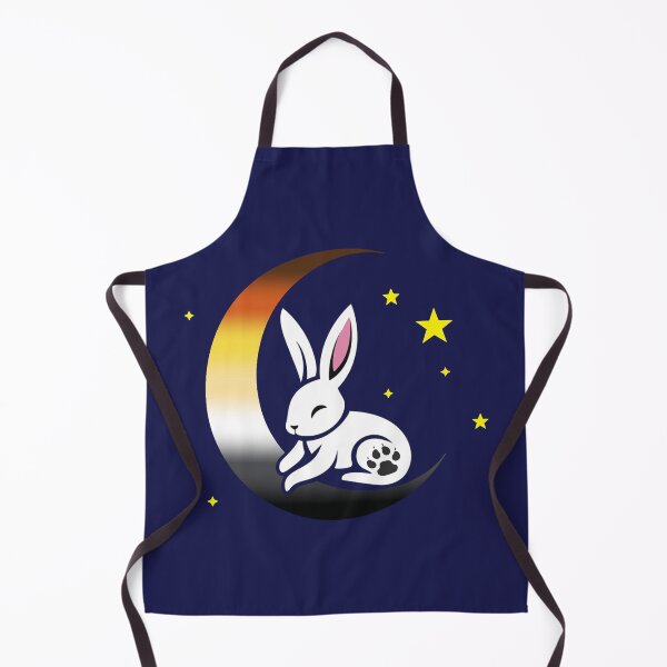 Item preview, Cute Bunny Rabbit on a Gay Bear Pride Flag Moon, Discreet Bear Pride Design designed and sold by Travelslightly.