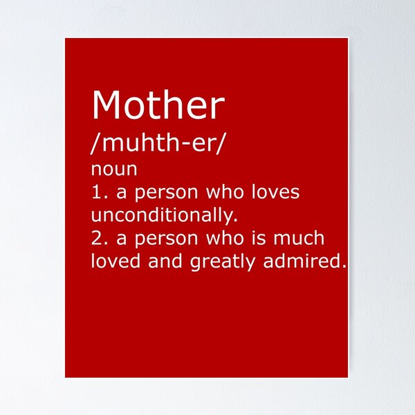 Item preview, Mother definition tshirt for moms, mamas, mothers, or women designed and sold by snowry.