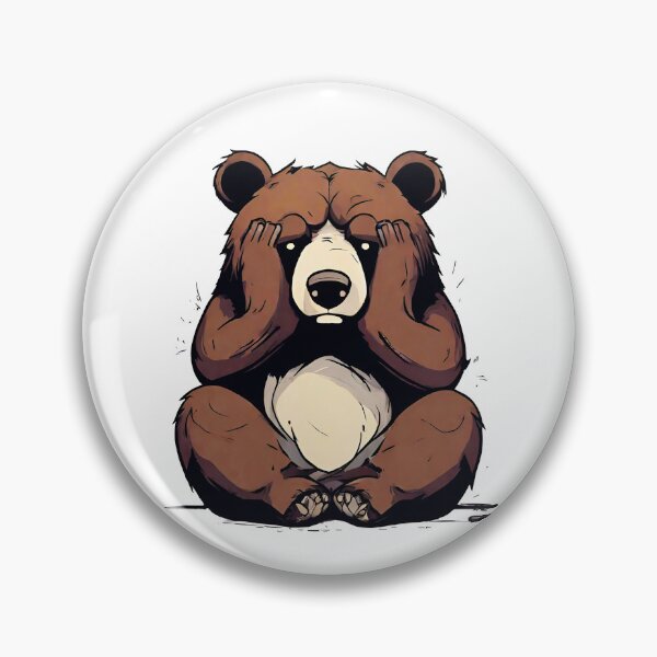 Item preview, Bear's Thoughtful Pose 3 designed and sold by Tom-Johnson.