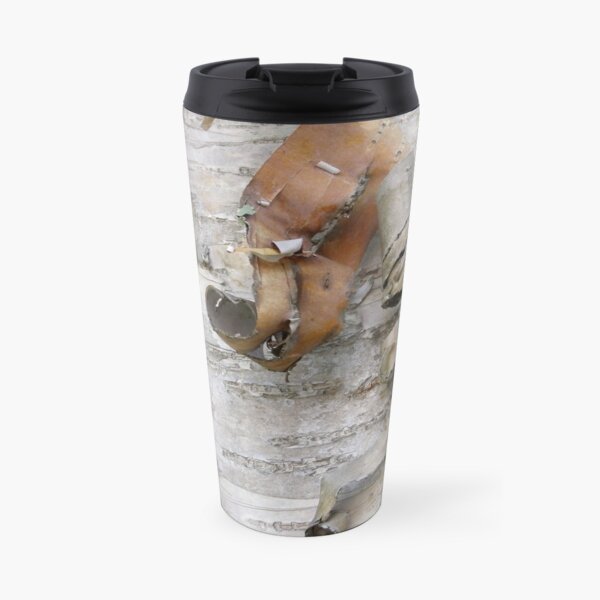 Tiled Birch Bark Travel Mug