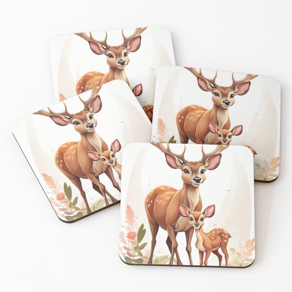 Artikelvorschau, 001 Cute Deers entworfen und verkauft von Alexis Art Collection.