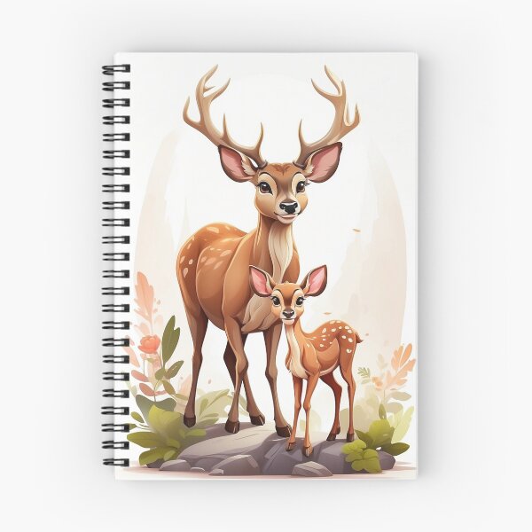 Artikelvorschau, 001 Cute Deers entworfen und verkauft von Alexis Art Collection.