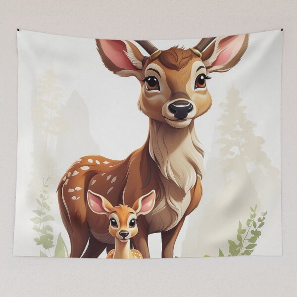 Item preview, 002 Cute Deers designed and sold by Alexis Art Collection.