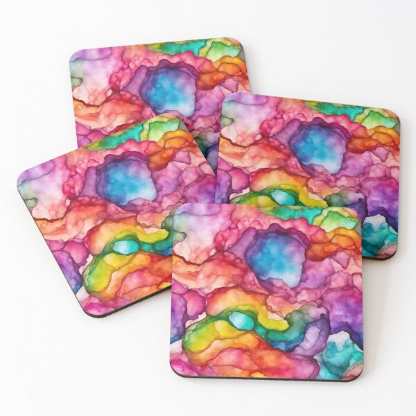 Item preview, Colorful Alcohol Ink Painting Spectrum designed and sold by Tom-Johnson.