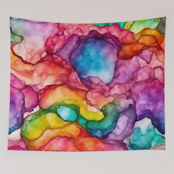 Item preview, Colorful Alcohol Ink Painting Spectrum designed and sold by Tom-Johnson.