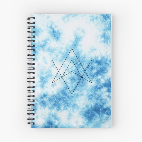 Item preview, Blue Tie Dye Esoteric Triangle Line Art designed and sold by Ninjakandy.