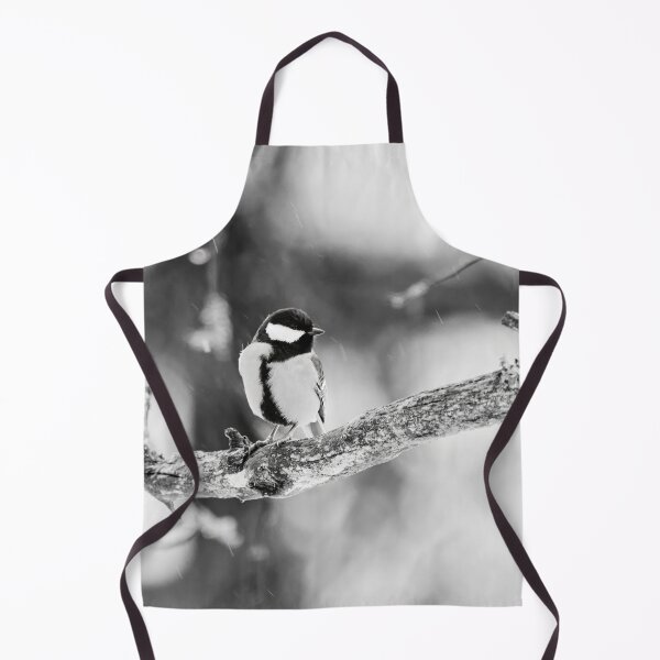 Item preview, When the winter fights back. Great tit bw designed and sold by Jouko Lehto Photography.