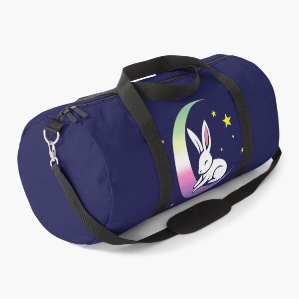 Item preview, Cute Bunny Rabbit on a Genderfae Pride Flag Moon, Discreet Genderdoe Pride Design, fae faer genderfaunet  designed and sold by Travelslightly.