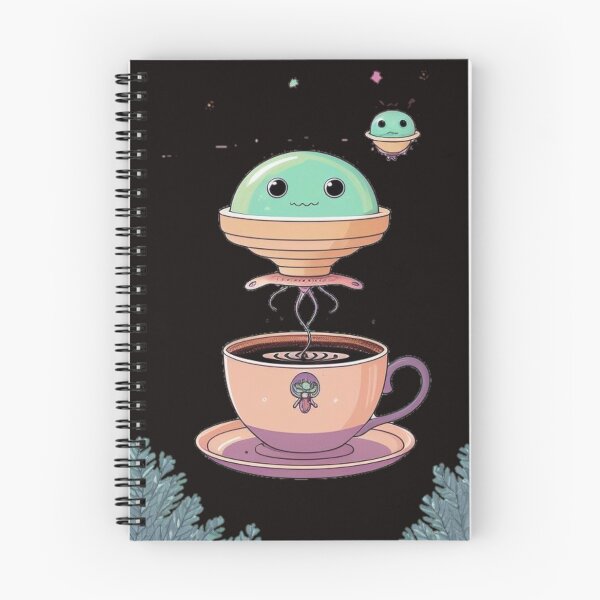 Item preview, Lindo y divertido café ovni del espacio exterior. designed and sold by Angel Marsan.