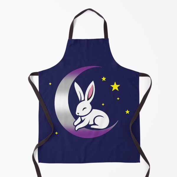 Item preview, Cute Bunny Rabbit on a Graysexual Pride Flag Moon, Discreet Greysexual Pride Design designed and sold by Travelslightly.