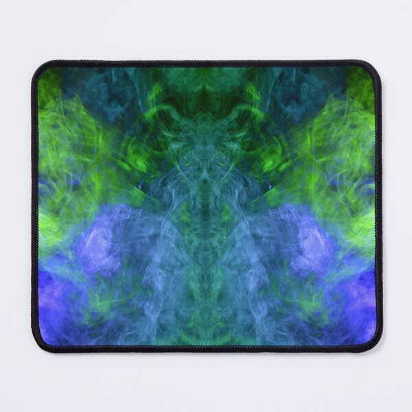 Item preview, Smoke and Mirrors Trippy Blue Green Digital Alien Art designed and sold by Ninjakandy.