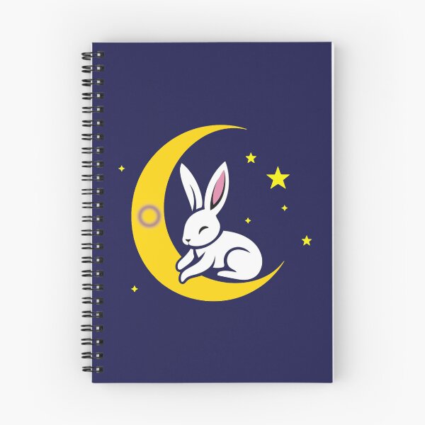 Item preview, Cute Bunny Rabbit on an Intersex Pride Flag Moon, Discreet Intersex Pride Design designed and sold by Travelslightly.