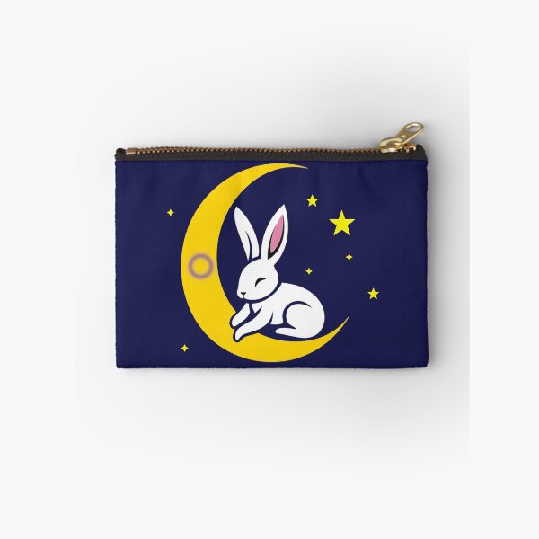 Item preview, Cute Bunny Rabbit on an Intersex Pride Flag Moon, Discreet Intersex Pride Design designed and sold by Travelslightly.