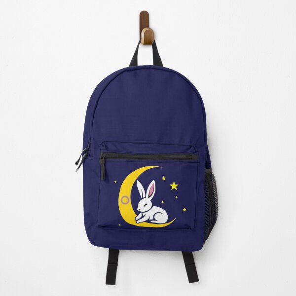 Item preview, Cute Bunny Rabbit on an Intersex Pride Flag Moon, Discreet Intersex Pride Design designed and sold by Travelslightly.