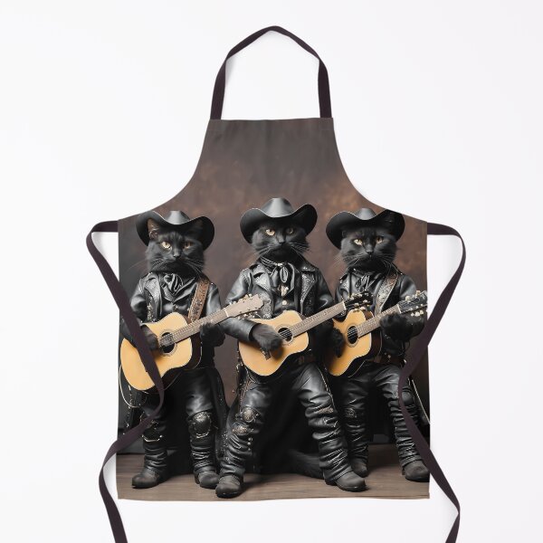 Item preview, Black Cats Rock Band . Rock N Roll . Cowboys designed and sold by Evakkanen.