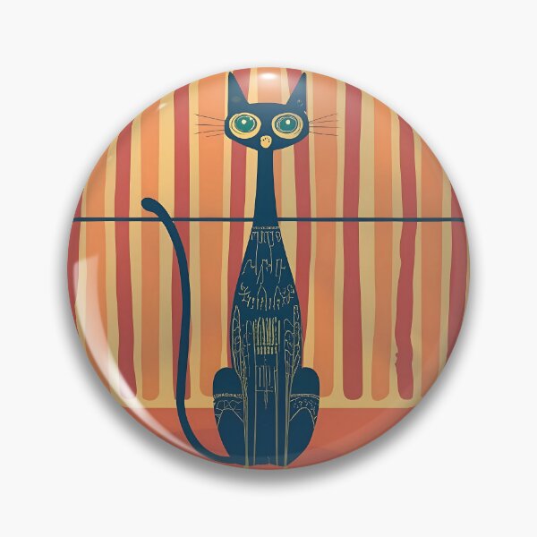 Item preview, Retro Mid Century Atomic Cat  designed and sold by Tamas Das.