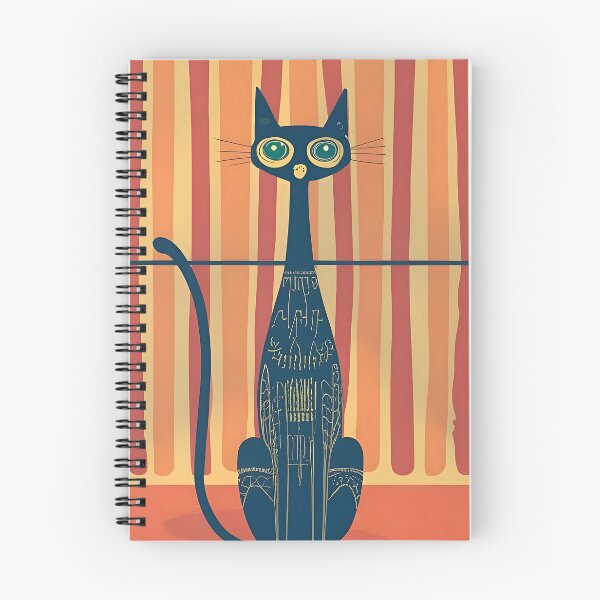 Item preview, Retro Mid Century Atomic Cat  designed and sold by Tamas Das.