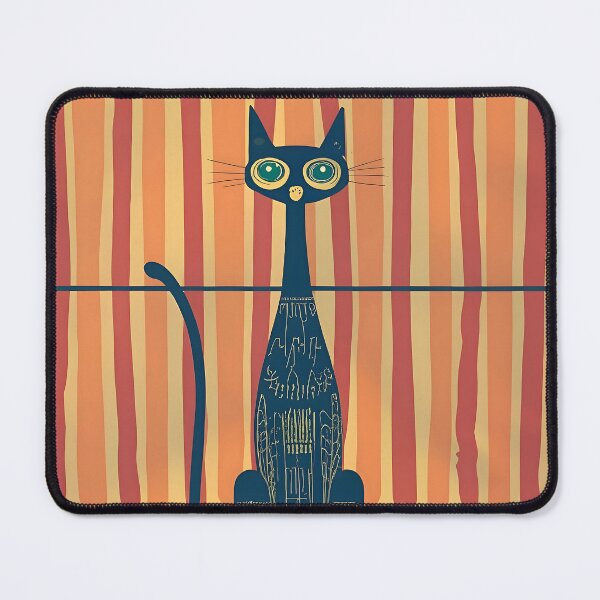 Item preview, Retro Mid Century Atomic Cat  designed and sold by Tamas Das.