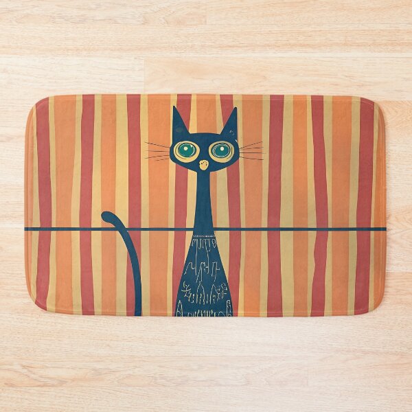 Item preview, Retro Mid Century Atomic Cat  designed and sold by Tamas Das.